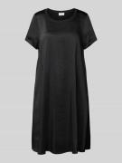 ROBE LÉGÈRE Knielanges Kleid mit Rundhalsausschnitt in Black, Größe 34