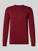 Christian Berg Men Strickpullover mit Woll-Anteil und Rundhalsausschni...