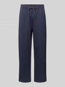 EA7 Emporio Armani Baggy Fit Sweatpants mit Label-Print in Marine, Grö...