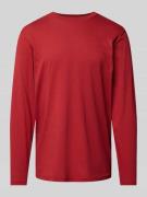 RAGMAN Longsleeve mit Rundhalsausschnitt in Rot, Größe L