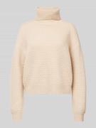 Weekend Max Mara Strickpullover mit Stehkragen Modell 'BORGIA' in Beig...