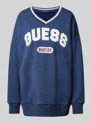 Guess Activewear Oversized Sweatshirt mit gerippten Abschlüssen in Mar...