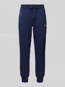 POLO SPORT Slim Fit Sweatpants mit Label-Stitching in Dunkelblau, Größ...