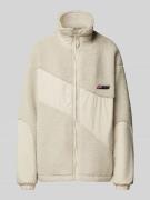 Pegador Jacke mit Teddyfell in Offwhite, Größe L