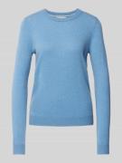 Christian Berg Woman Strickpullover mit Strukturmuster in Rauchblau, G...