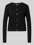 Christian Berg Woman Cardigan mit durchgehender Knopfleiste in Black, ...