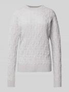 Christian Berg Woman Kaschmirstrickpullover mit Rundhalsausschnitt in ...