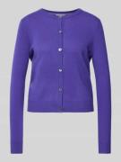 Christian Berg Woman Cardigan mit durchgehender Knopfleiste in Violett...