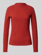 Christian Berg Woman Selection Longsleeve mit Stehkragen in Rostrot, G...