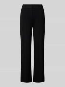 Christian Berg Woman Regular Fit Stoffhose mit Strukturmuster in Black...