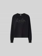 Lala Berlin Oversized Sweatshirt aus Baumwolle in Black, Größe L