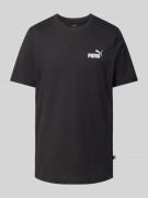 PUMA PERFORMANCE T-Shirt mit Label-Print in Black, Größe M