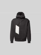 A-COLD-WALL Hoodie mit kurzem Reißverschluss in Black, Größe L