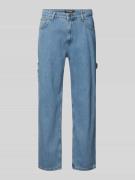 Pegador Baggy Fit Jeans mit Label-Detail Modell 'DAULE' in Jeansblau, ...