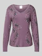 CCDK Copenhagen Longsleeve mit Spitzenbesatz Modell 'Jordan' in Mauve,...