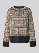 Betty Barclay Strickpullover mit geripptem Rundhalsausschnitt in Beige...