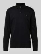 BOSS Regular Fit Poloshirt mit Label-Badge Modell 'Paley' in Black, Gr...