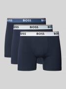 BOSS Boxershorts mit elastischem Logo-Bund im 3er-Pack in Marine, Größ...