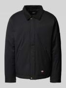 Dickies Jacke mit Kentkragen Modell 'CORDUROY' in Black, Größe M