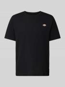 Dickies T-Shirt mit Label-Print Modell 'MAPLETON' in Black, Größe XS