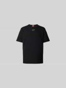 Diesel Regular Fit T-Shirt aus reiner Baumwolle in Black, Größe L