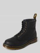 Dr. Martens Schürboots aus Leder mit Innenfutter in Black, Größe 42