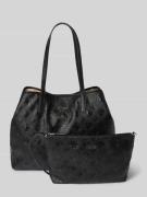 Guess Handtasche mit Label-Applikation Modell 'VIKKY II' in Black, Grö...