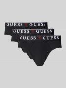 Guess Slip mit elastischem Logo-Bund Modell 'BRIAN' in Black, Größe L