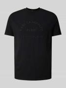 Karl Lagerfeld T-Shirt mit Label-Stitching in Black, Größe M