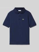 Lacoste Poloshirt mit Label-Stitching in Marine, Größe 140