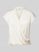 Mango Regular Fit Bluse in Wickel-Optik Modell 'CRUSIE' in Offwhite, G...