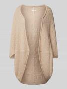 OPUS Cardigan mit offener Vorderseite Modell 'Amaryllis' in Beige, Grö...