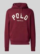 POLO RALPH LAUREN Hoodie mit Kapuze in Bordeaux, Größe L