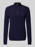 POLO RALPH LAUREN Pullover mit Kaschmiranteil in Marine, Größe L