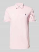 POLO RALPH LAUREN Tailored Fit Poloshirt mit Logo-Stitching in Pink, G...