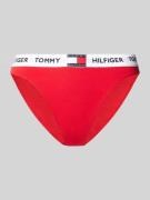 TOMMY HILFIGER Slip mit elastischem Logo-Bund in Rot, Größe L