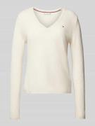 Tommy Hilfiger Pullover mit abgerundetem V-Ausschnitt Modell 'SOFT WOO...