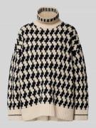 Tommy Hilfiger Strickpullover mit Stehkragen in Black, Größe L