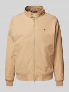 Tommy Hilfiger Jacke mit Logo-Stitching Modell 'HARRINGTON' in Sand, G...