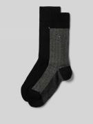 Tommy Hilfiger Socken mit Label-Detail im 2er-Pack in Black, Größe 39/...