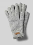 Barts Handschuhe mit Label-Patch Modell 'Witzia' in Silber Melange, Gr...