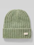 Barts Beanie mit Label-Patch Modell 'Mella' in Khaki, Größe 1