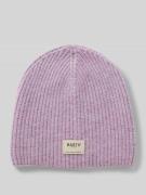 Barts Beanie mit Label-Patch Modell 'Darty' in Flieder, Größe 1