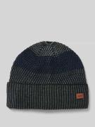 Barts Beanie mit Label-Badge Modell 'MIGUEN' in Black, Größe 1