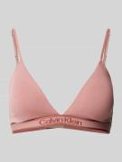 Calvin Klein Underwear Triangel-BH mit elastischem Label-Bund in Mauve...