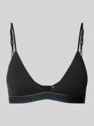 Calvin Klein Underwear Triangel-BH mit elastischem Label-Bund in Black...