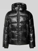 CK Calvin Klein Steppjacke mit Label-Patch in Black, Größe XXL