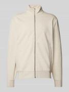 G-Star Raw Sweatjacke mit Stehkragen Modell 'Nifous' in Offwhite Melan...