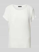 Oui T-Shirt aus Viskose mit Seitenschlitzen Modell 'AYANO' in Offwhite...