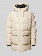 RAINS Regular Fit Steppjacke mit Kapuze Modell 'ALTER' in Offwhite, Gr...